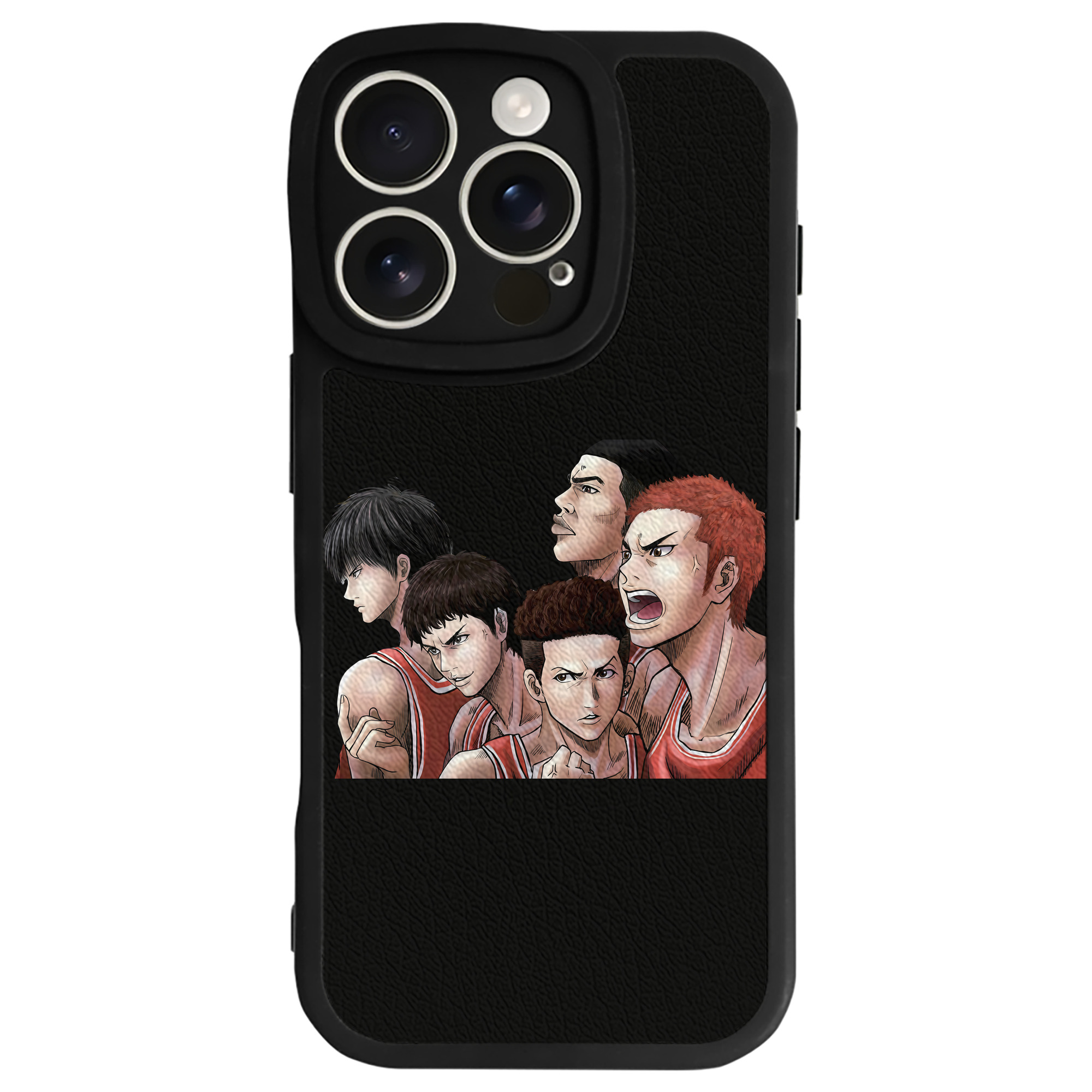 （画像用） SLAM DUNK／スラムダンク 【iPhone 16シリーズ対応】シリコンスマホケース（レザー調） 材質：シリコン